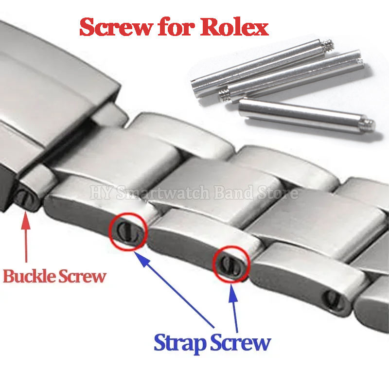 Rolex Watch Daytona - Stainless Steel Strap Screw for Rolex