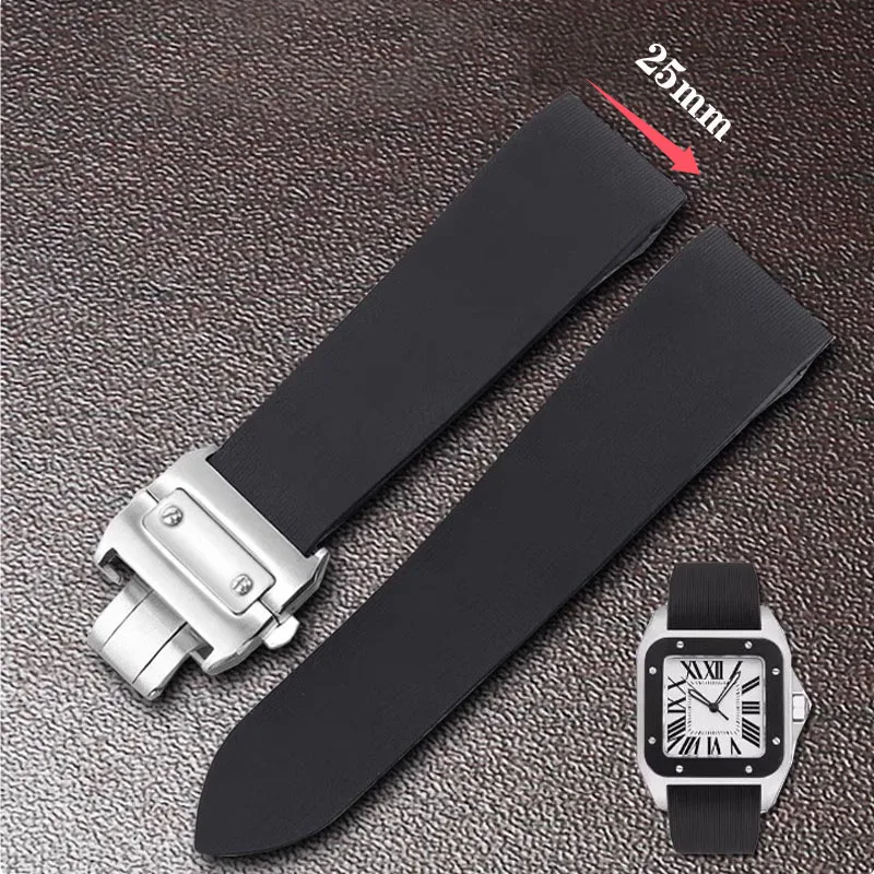 Cartier Watch Santos - For Cartier Santos 100 W2020007 Waterproof