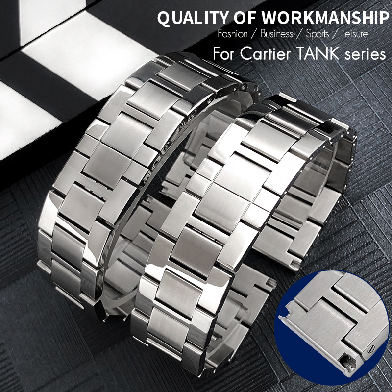 Cartier Watch Santos - Quality 316L Stainless Steel Watchband 20.5mm