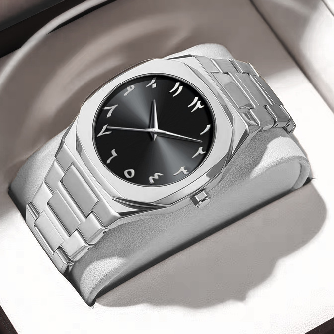 Fashionable men's quartz watch - Cartier Watch Santos review and price