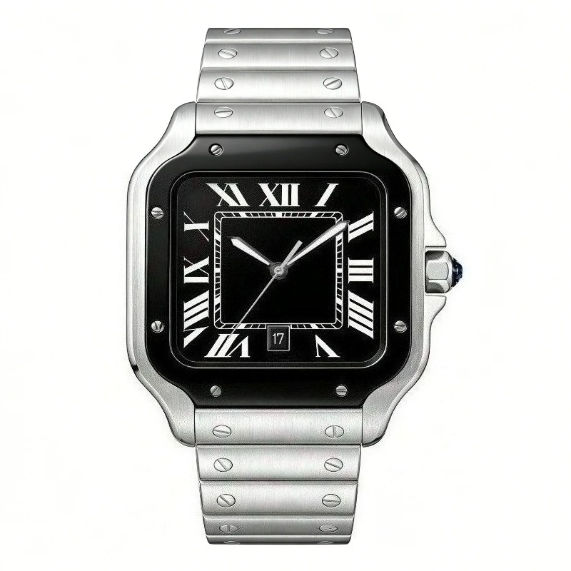 New Luxury Men's Quartz Watch  - Cartier Watch Santos review and price
