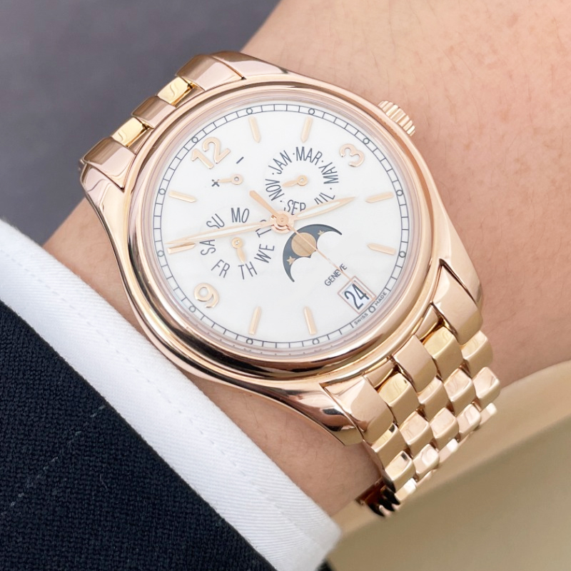 High-quality metal watch strap - Patek Philippe Watch Calatrava review and price