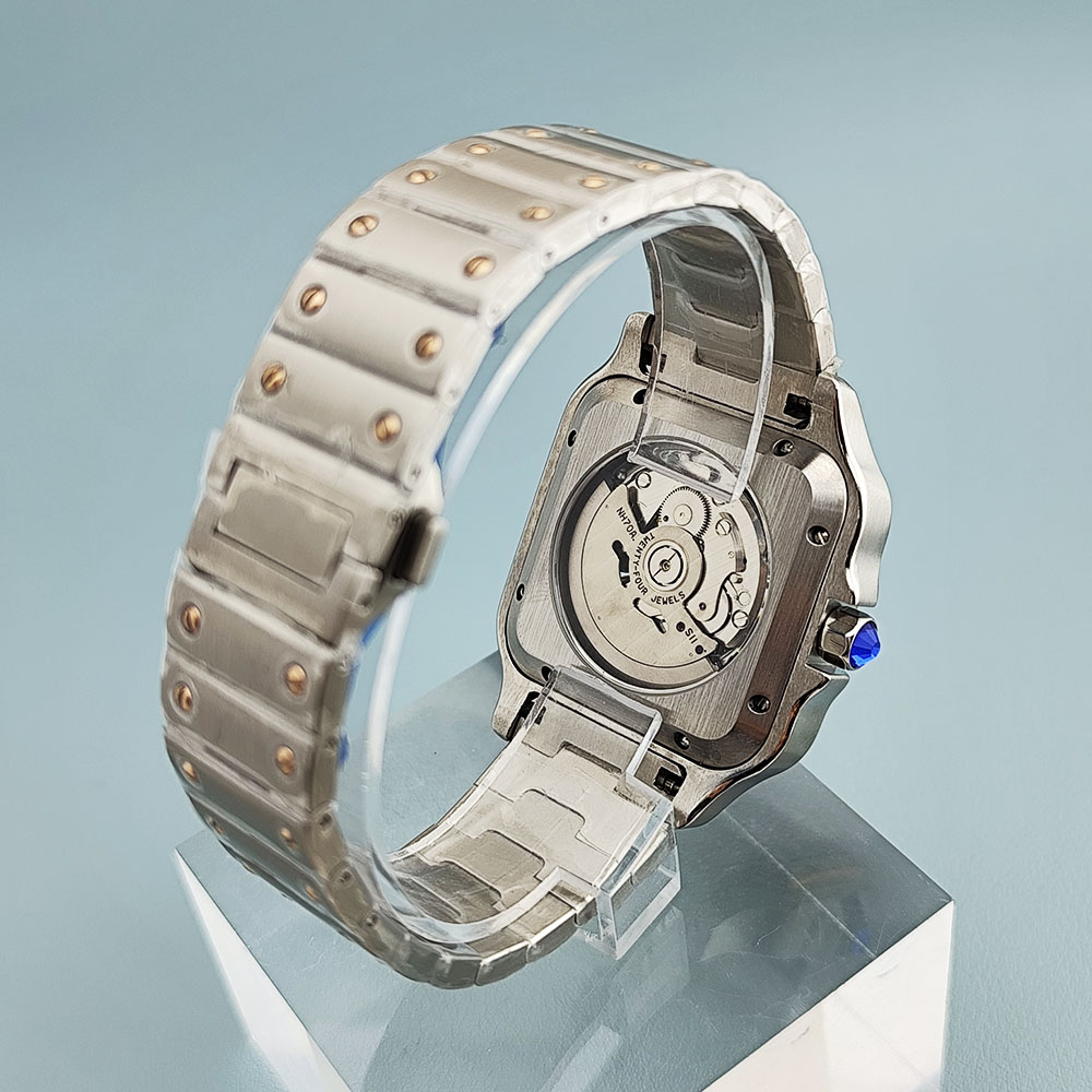 NH70 watch men's watch automat - Cartier Watch Santos review and price