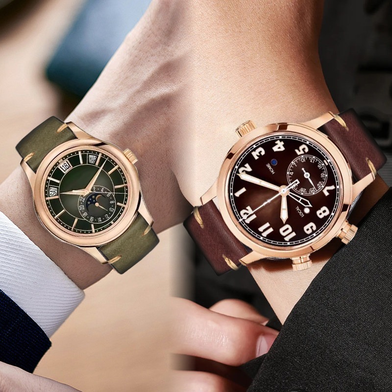 Genuine leather watch strap fo - Patek Philippe Watch Calatrava review and price