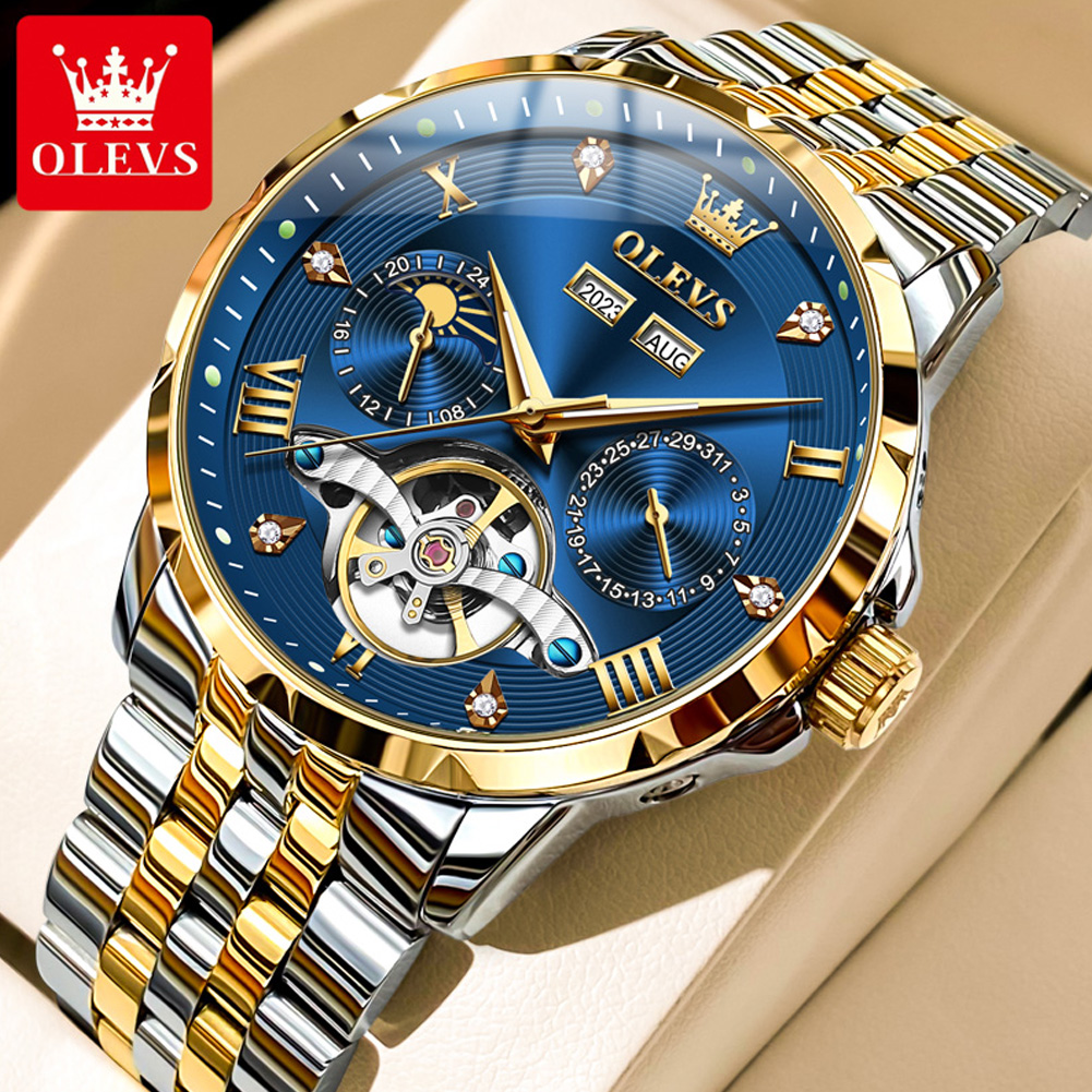 OLEVS 6691 Men Watch Luxury Bu - Rolex Watch Daytona review and price