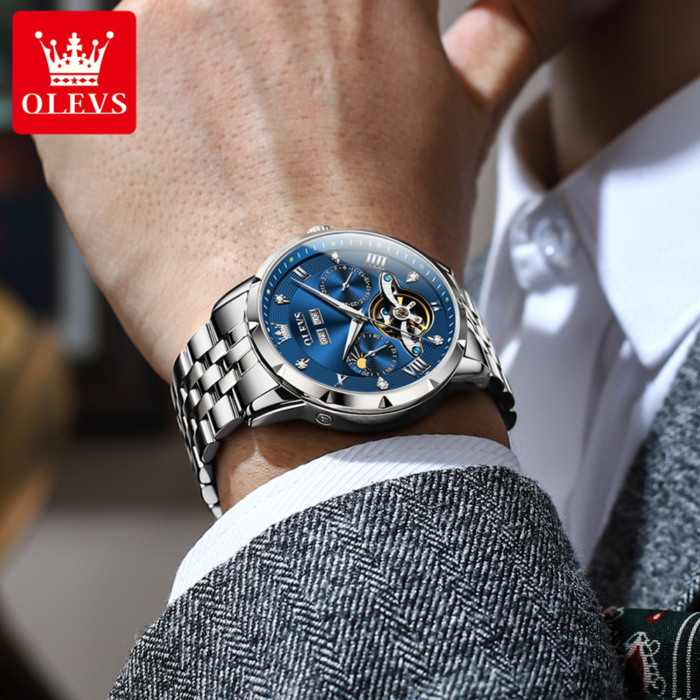 OLEVS 6691 Men Watch Luxury Bu - Rolex Watch Daytona review and price