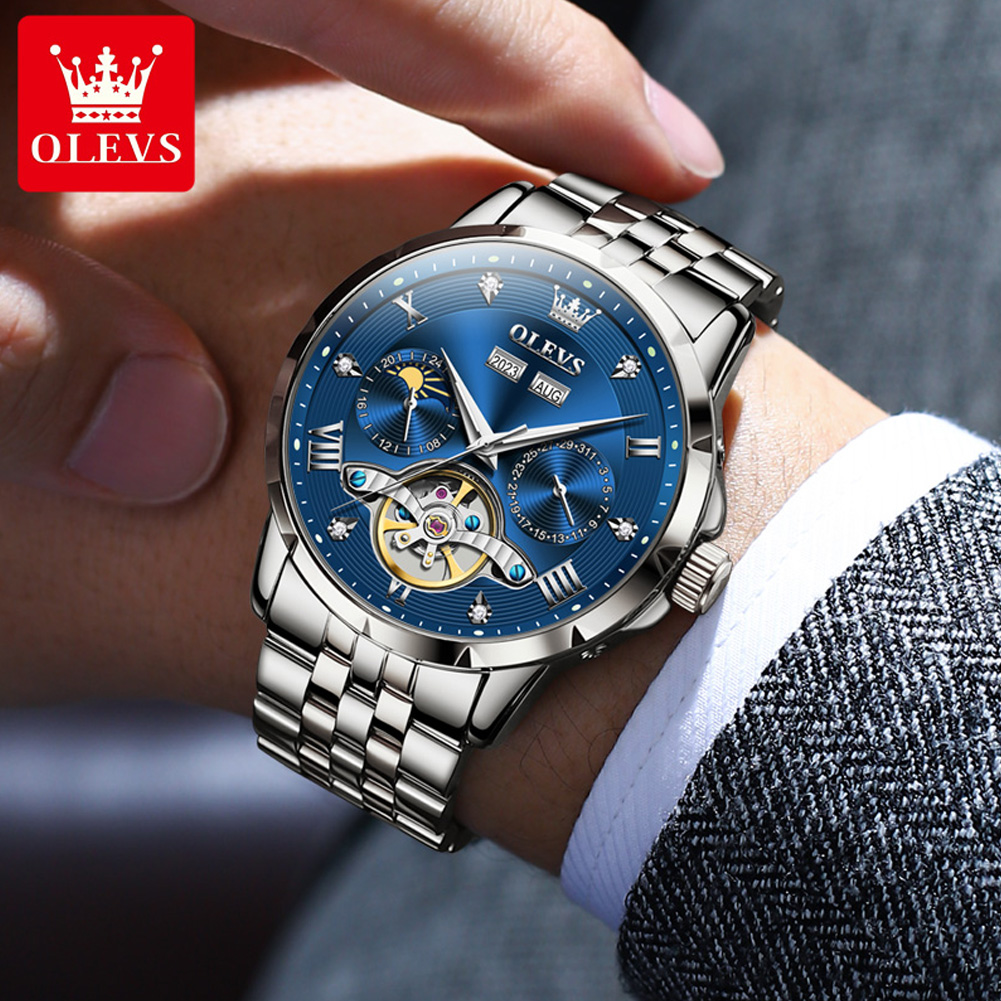 OLEVS 6691 Men Watch Luxury Bu - Rolex Watch Daytona review and price