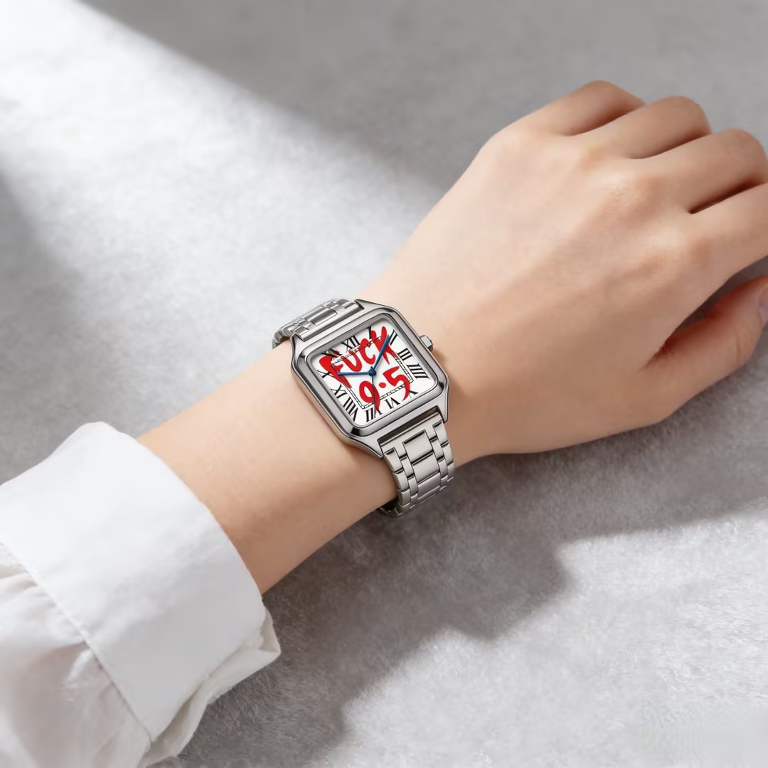 FUCK9.5 Stainless Steel Alloy  - Cartier Watch Santos review and price