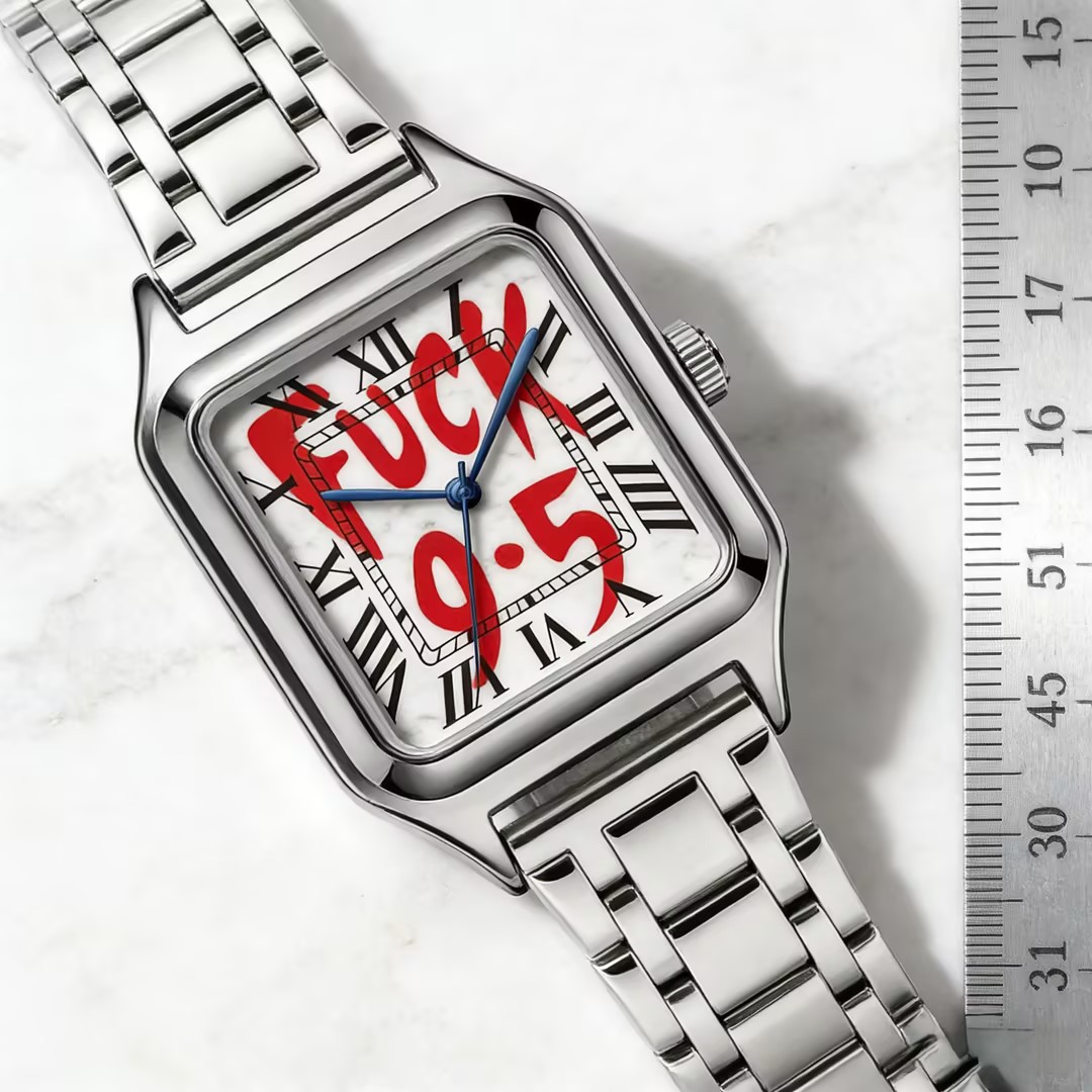 FUCK9.5 Stainless Steel Alloy  - Cartier Watch Santos review and price