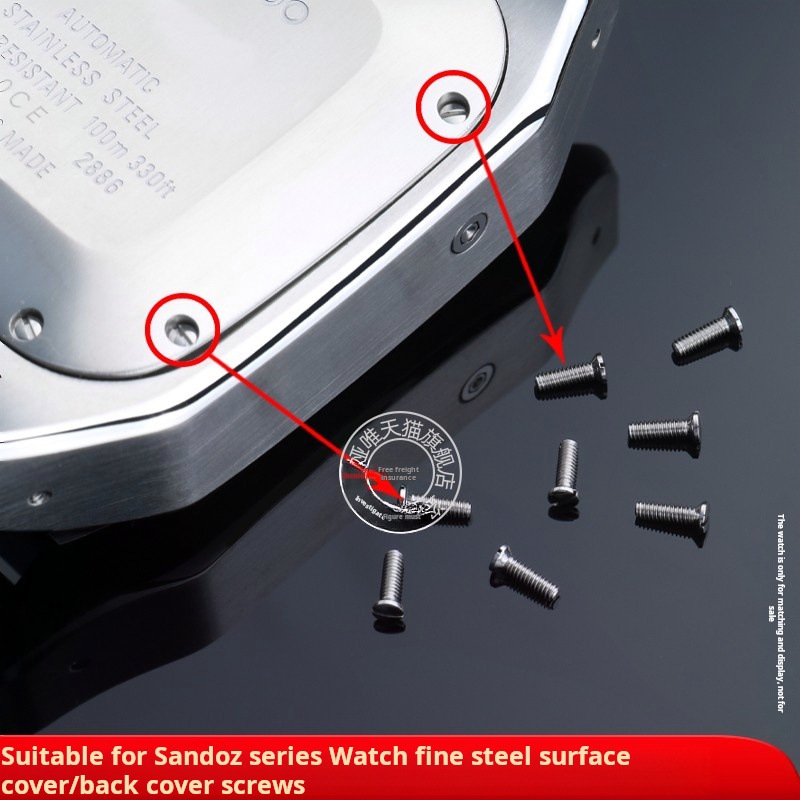 Solid Stainless steel Screw Fo - Cartier Watch Santos review and price
